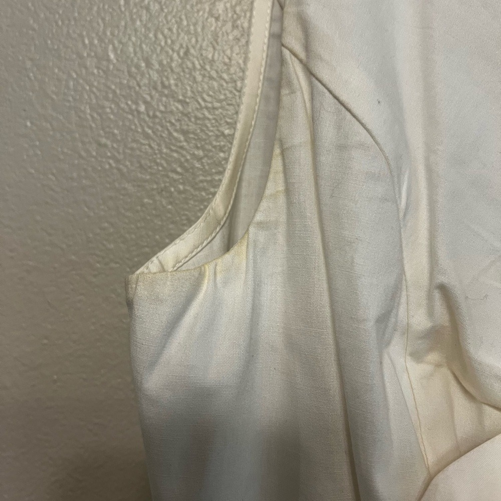 Bailey Blue Classic Mini White Dress Tie Front Detail Size Medium Sailor Summer - Picture 10 of 11